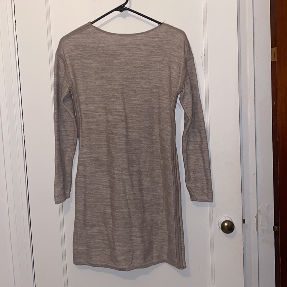 Athleta long sleeve casual mini thick dress crewneck - Picture 3 of 7